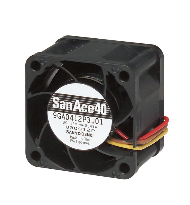 San Ace 40 — Тип GA: Высококлассный по энергосбережению и уровню шума охлаждающий вентилятор